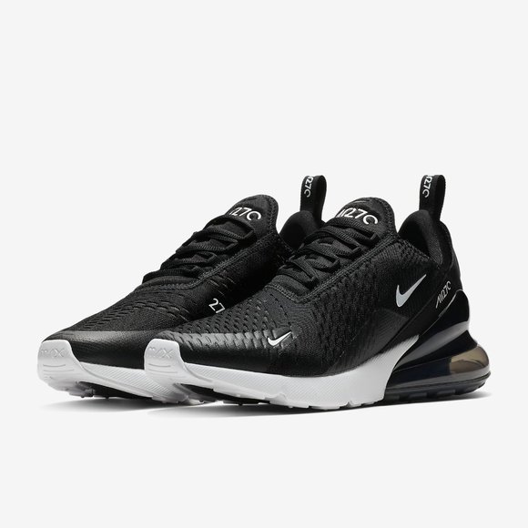 Nike Shoes - Nike Air Max 270 Black White Running Shoes